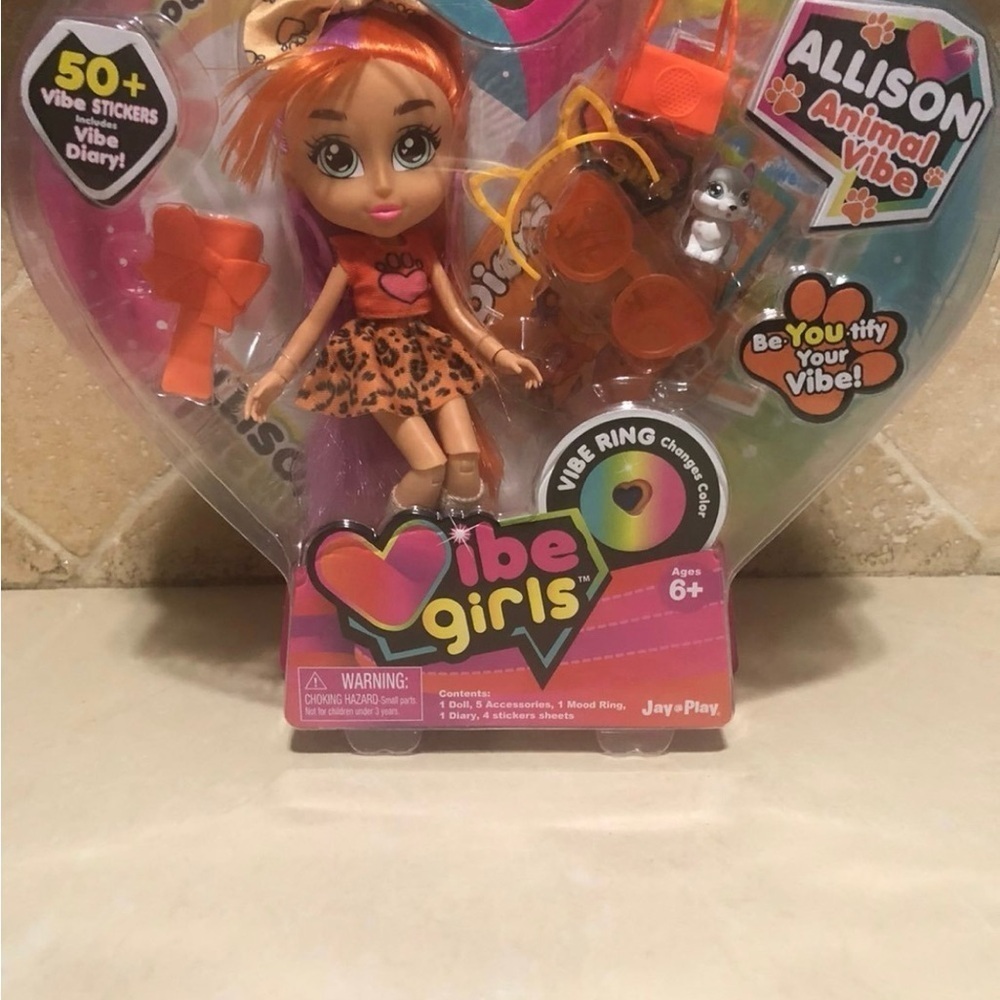 Vibe Orange and Brown Doll with Light-Up Feature